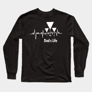 Dad's lifeline Long Sleeve T-Shirt